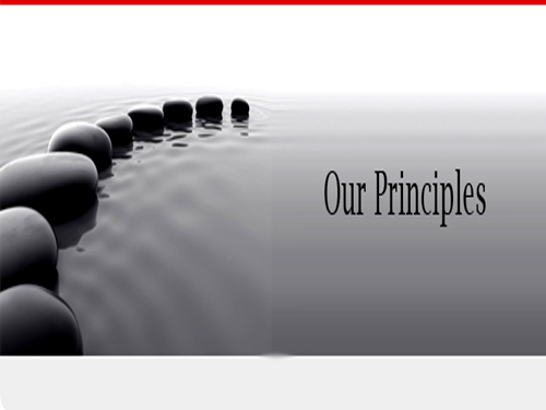 our principles